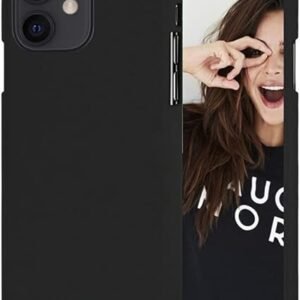 Coque Silicone Soft Feeling Noire pour Apple iPhone 12/12 Pro (6.1) – Finition Silicone