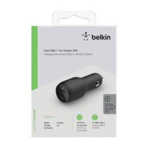 BOOST CHARGE Smartphone Noir Allume-cigare Charge rapide Auto - OFF ON Lyon