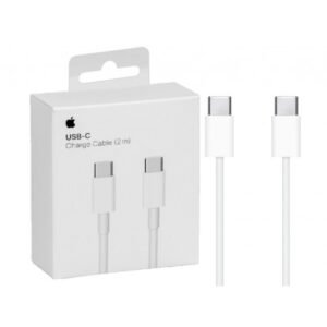 CABLE CHARGE RAPIDE ET SYNCHRO USB-C VERS USB-C 2M – MLL82ZM/A – ORIGINE APPLE - OFF ON Lyon