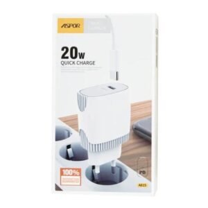 Chargeur rapide PD 20 W ,câble USB Type-C vers Type-C et 1 prise USB Type-C A815 - OFF ON Lyon