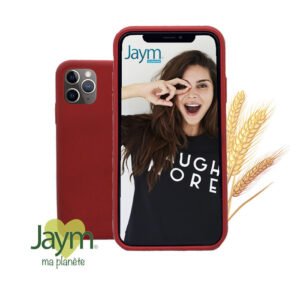 Coque Ecoresponsable Rouge pour Apple iPhone 11 - OFF ON Lyon