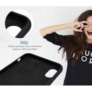 COQUE PREMIUM SILICONE ET MICROFIBRE COMPATIBLE MAGSAFE POUR APPLE IPHONE 14 PRO BLEU - OFF ON Lyon
