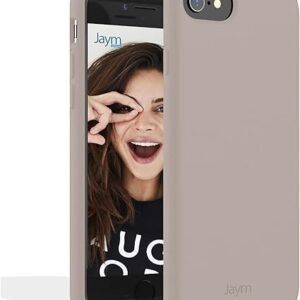 COQUE PREMIUM SILICONE ET MICROFIBRE POUR APPLE IPHONE 7 / 8 / SE 2020 (4G) / SE 2022 (5G) BEIGE - OFF ON Lyon