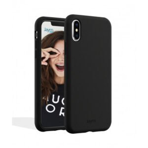 COQUE PREMIUM SILICONE ET MICROFIBRE POUR APPLE IPHONE X / XS NOIRE - OFF ON Lyon