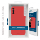 COQUE PREMIUM SILICONE ET MICROFIBRE POUR SAMSUNG GALAXY A72 4G / 5G rouge - OFF ON Lyon