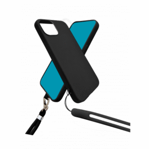COQUE SILICONE AVEC TOUR DE COU ET TOUR DE POIGNET INCLUS POUR IPHONE 14 PRO MAX NOIR - OFF ON Lyon