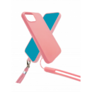 COQUE SILICONE AVEC TOUR DE COU ET TOUR DE POIGNET INCLUS POUR IPHONE 14 PRO MAX ROSE - OFF ON Lyon