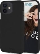 Coque Silicone Soft Feeling Noire pour Apple iPhone 12/12 Pro (6.1) – Finition Silicone - OFF ON Lyon