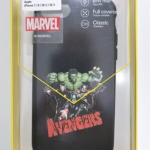 COQUE SOLIDSUIT POUR APPLE IPHONE 7 / 8 / SE 2020 (4G) / SE 2022 (5G) – NOIR – MARVEL – AVENGERS – RHINOSHIELD - OFF ON Lyon