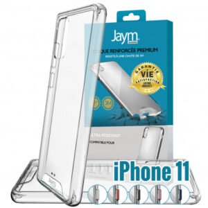 COQUE SOUPLE RENFORCÉE DROP-TEST 3 METRES POUR APPLE IPHONE 11 - OFF ON Lyon