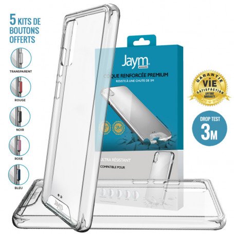 COQUE SOUPLE RENFORCÉE DROP-TEST 3M POUR APPLE IPHONE 12 PRO MAX - OFF ON Lyon