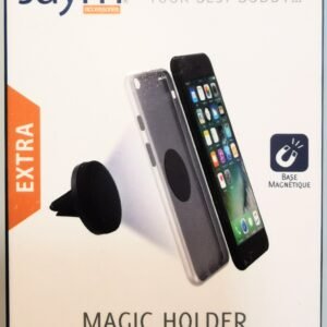 Support de voiture magnétique pour smartphone avec fixation sur grille aération - OFF ON Lyon