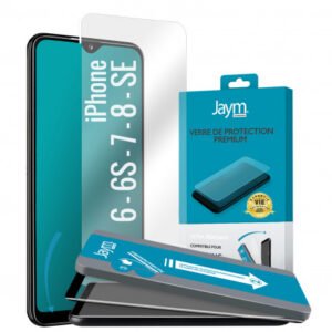 VERRE TREMPE PREMIUM 2.5D AVEC APPLICATEUR POUR APPLE IPHONE 6 / 6S / 7 / 8 / SE 2020 / SE 2022 - OFF ON Lyon