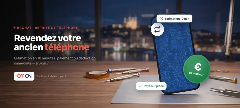 Faire racheter son téléphone à Lyon — OFF ON
