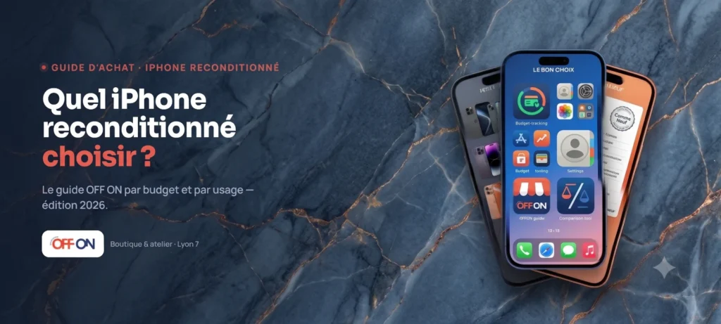 Quel iPhone reconditionné choisir — OFF ON Lyon
